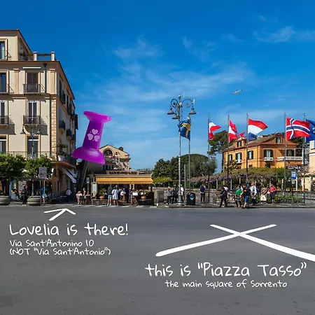 Lovelia: Square Lovely Bed & Breakfast Sorrento